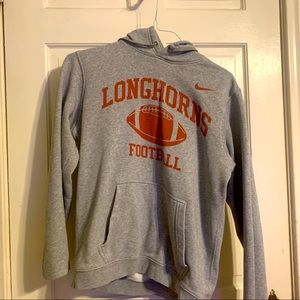 Texas Longhorns Football Hoodie- Gray